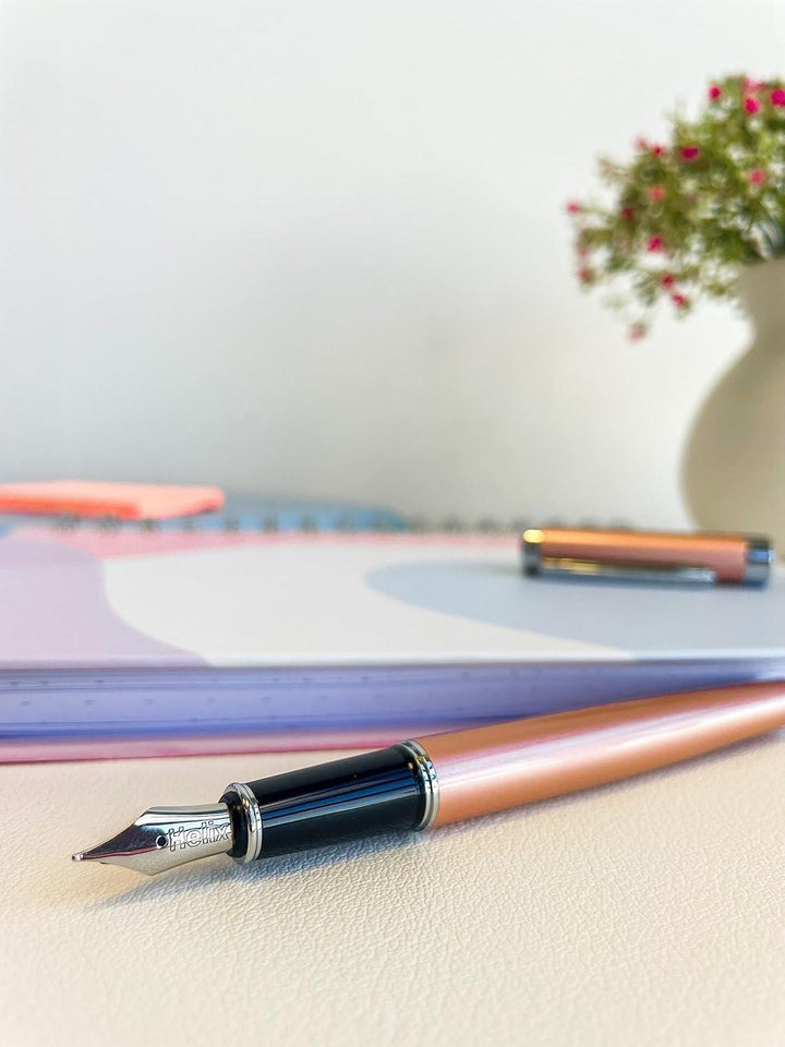 Helix Oxford Premium Fountain Pen Rose Gold