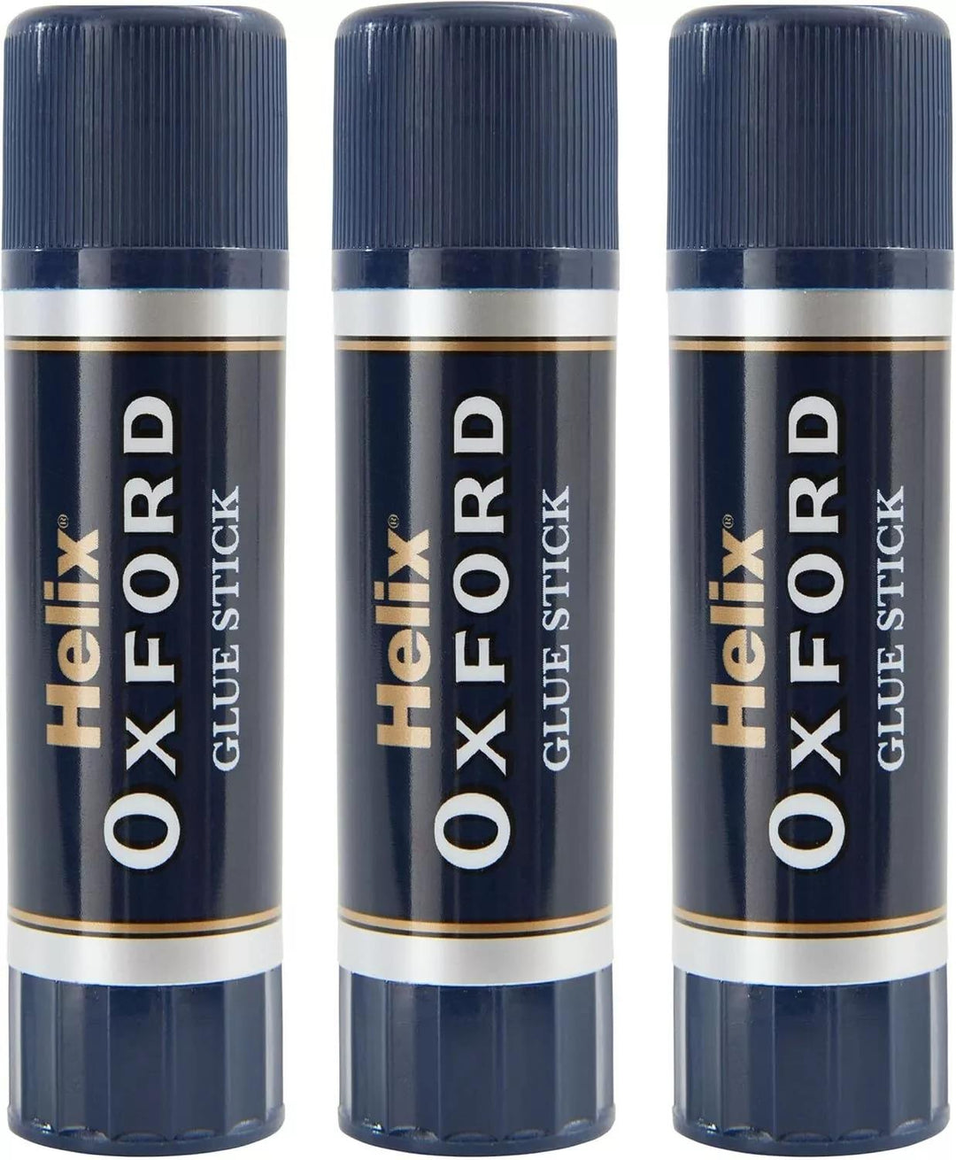 Helix Oxford Glue Stick Blue 3 Pack