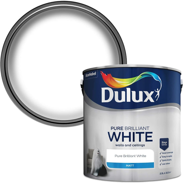 Dulux Pure Brilliant White 2.5L