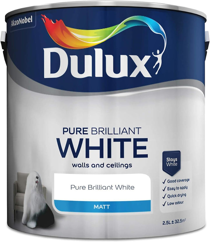 Dulux Pure Brilliant White 2.5L