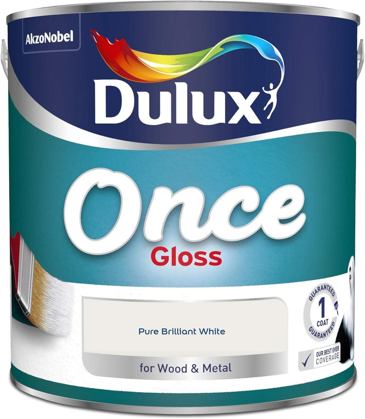 Dulux Once Gloss 2.5L Pure Brilliant White