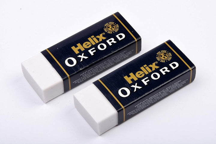 Helix Oxford Large Sleeved Erasers 2 Pack
