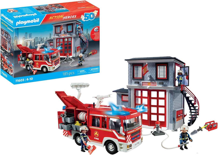Playmobil Action heroes: Fire Station with Fire Truck