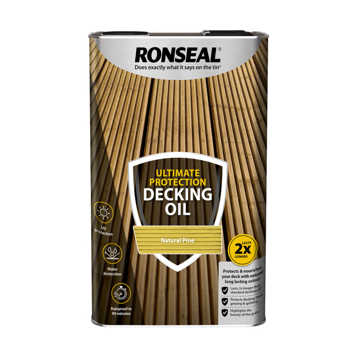 Ronseal Decking Oil Ultimate Protection 5L-All Colours