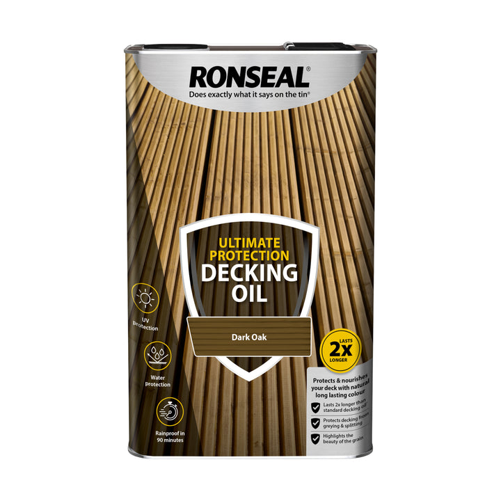 Ronseal Decking Oil Ultimate Protection 5L-All Colours