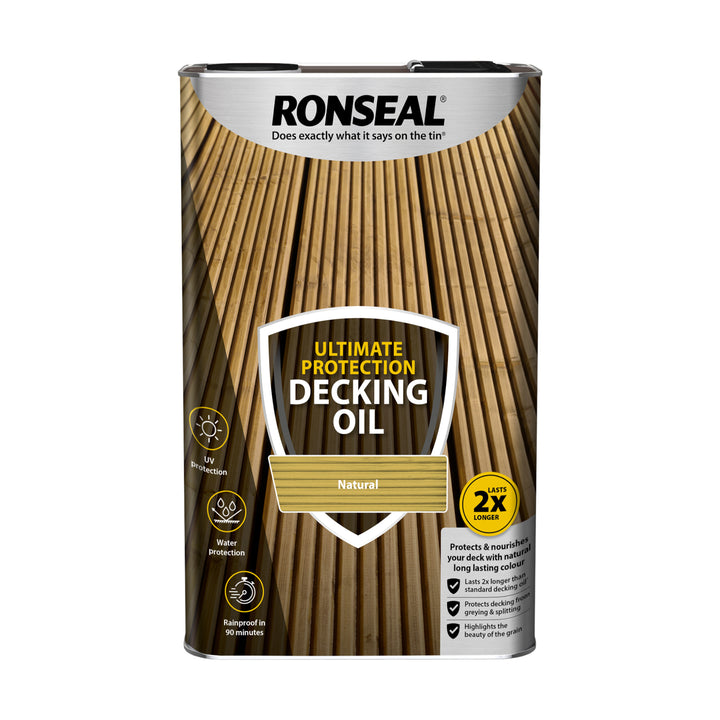Ronseal Decking Oil Ultimate Protection 5L-All Colours