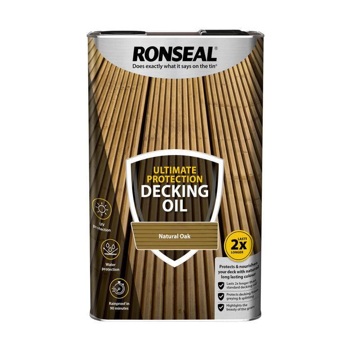 Ronseal Decking Oil Ultimate Protection 5L-All Colours