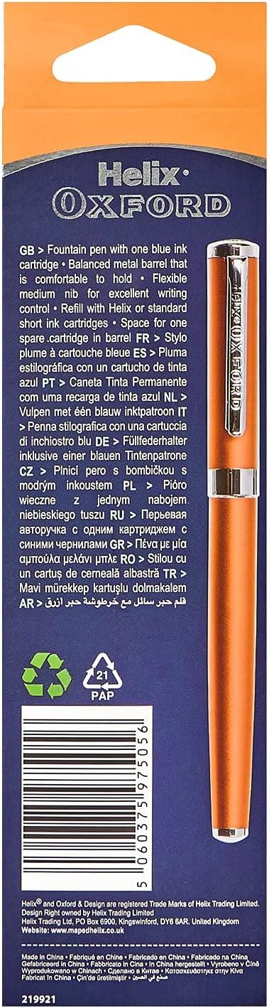 Helix Oxford Premium Fountain Pen Rose Gold