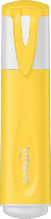 Maped Highlighters x12 Assorted Pastel Shades  Fluorescents Bevelled Tip: 1-5mm Line Width