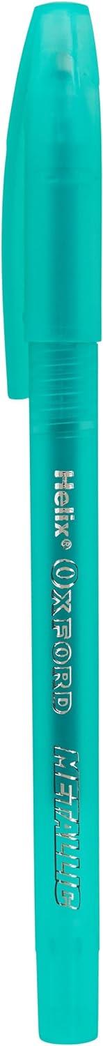 Helix Oxford Metallic Gel Pens x10 Pack