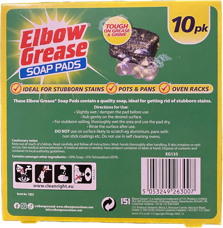 Elbow Grease Soap Pads 10 Pack