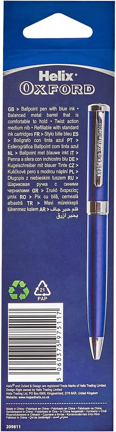 HELIX OXFORD BALLPOINT PEN BLACK INK