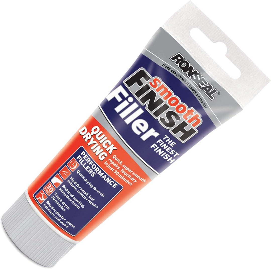 Ronseal Quick Drying Smooth Finish Multi Purpose Interior Wall Filler Ready Mixed 100g