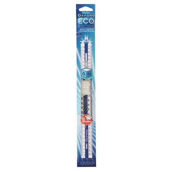 Helix Oxford Cyber Eco 30CM Folding Ruler