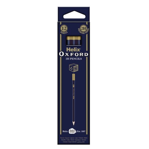 Oxford 2H Dipped Pencils 12 Pack