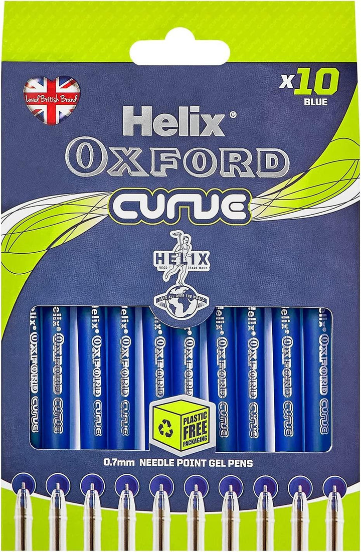 Helix Oxford Curve Pens - Assorted Colours