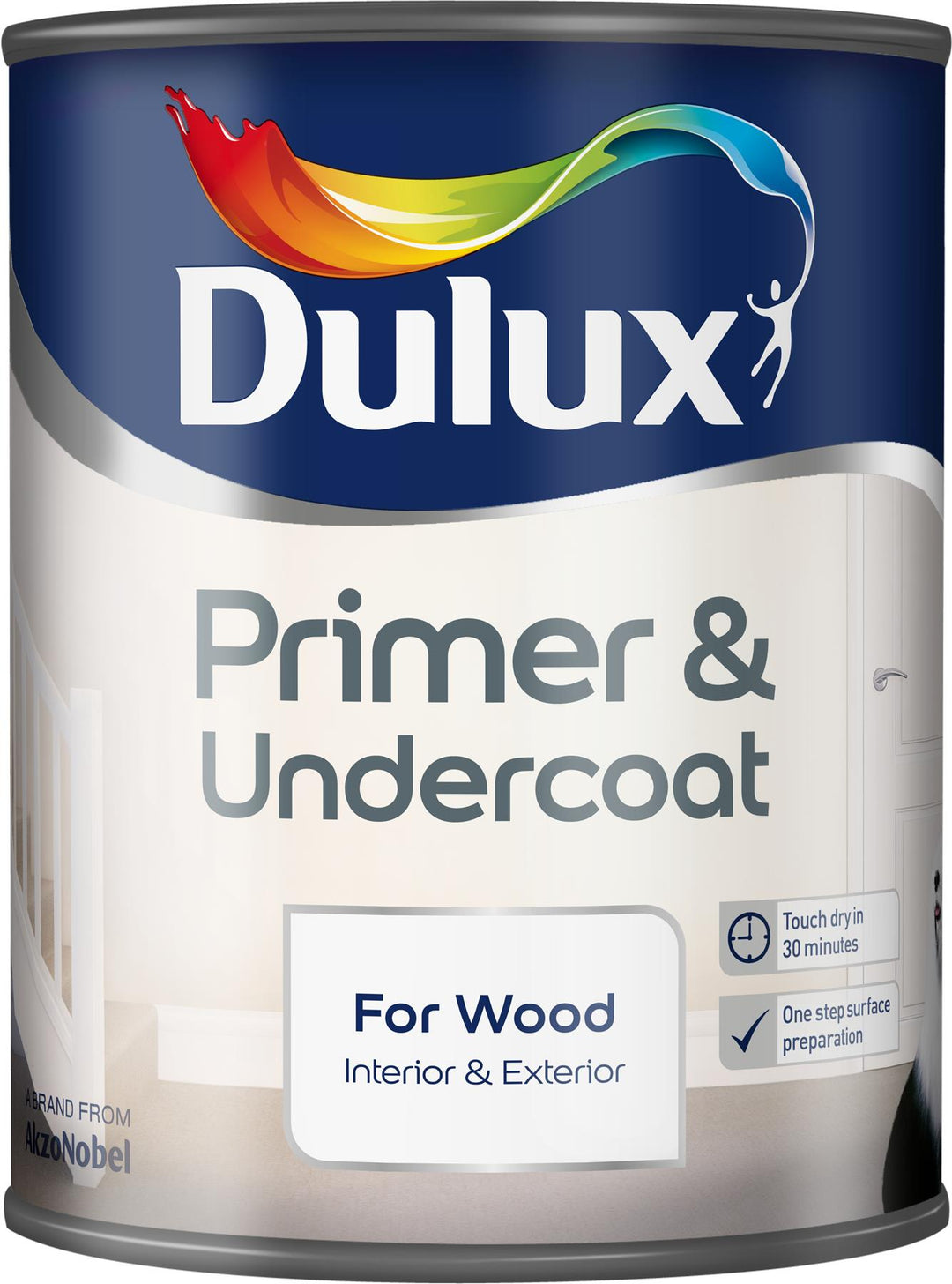 Dulux Primer and Undercoat for Wood 250ml