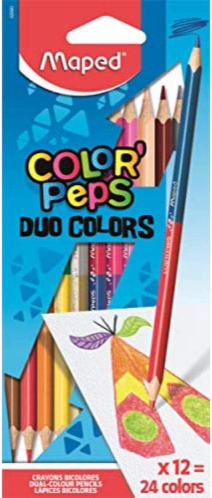 Maped COLOR'PEPS Duo Colouring Pencils x 12