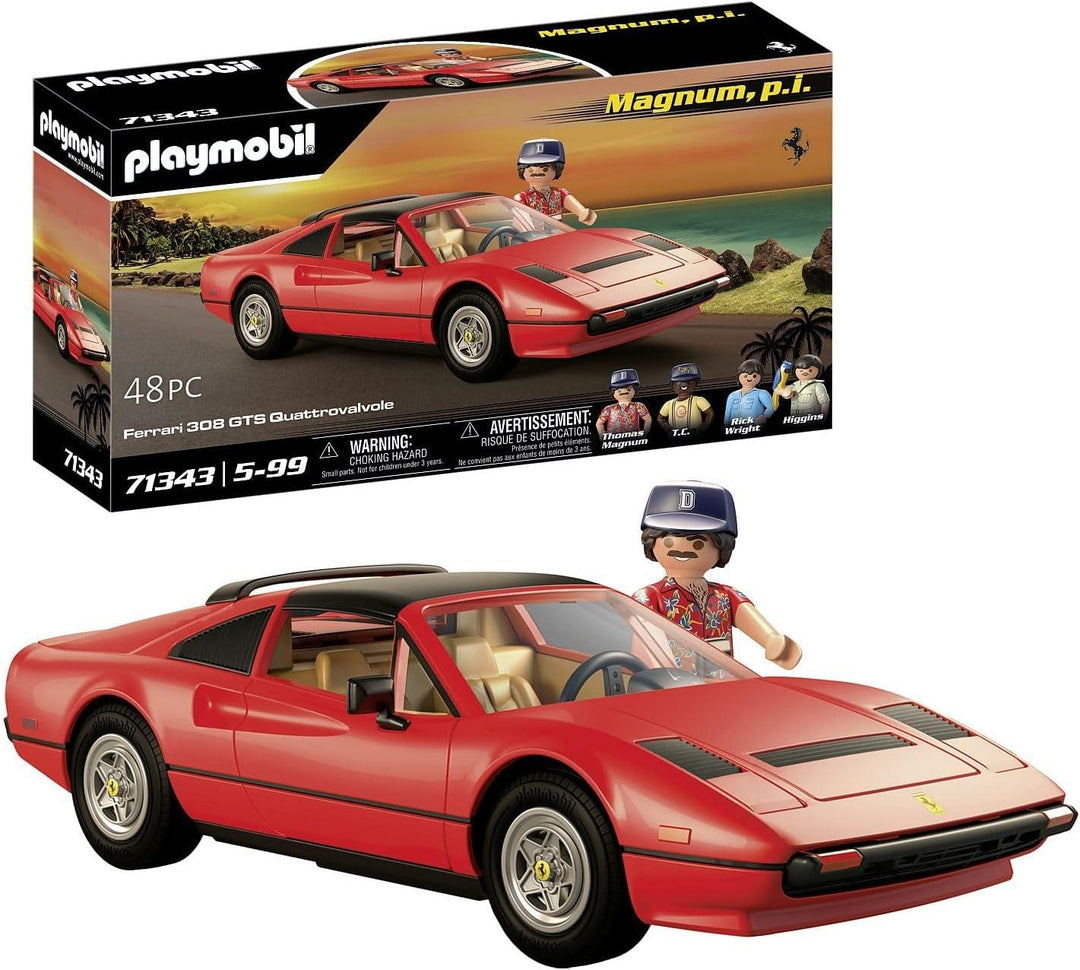 Playmobil 71343 Famous Cars Magnum,P.I. Ferrari 308 GTS Quattrovalvole