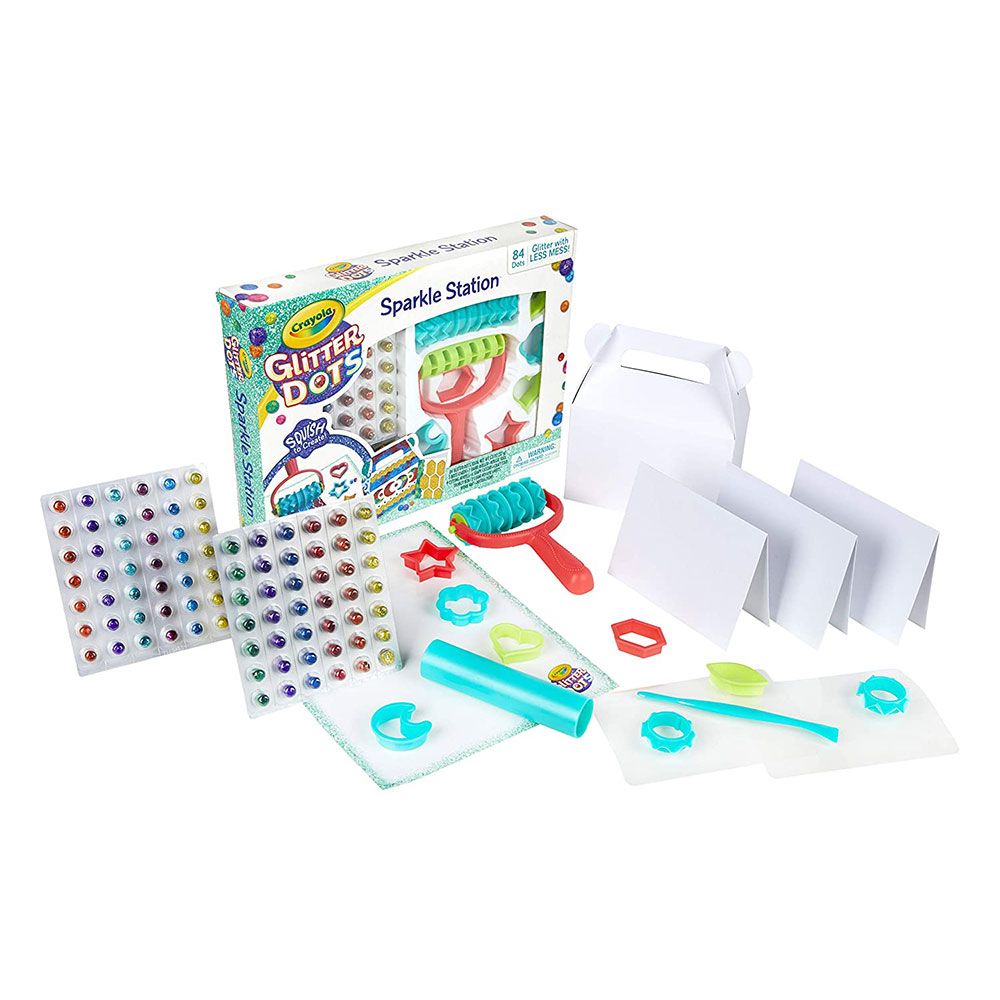 Crayola Glitter Dots Sparkle Station, Multi-Coloured