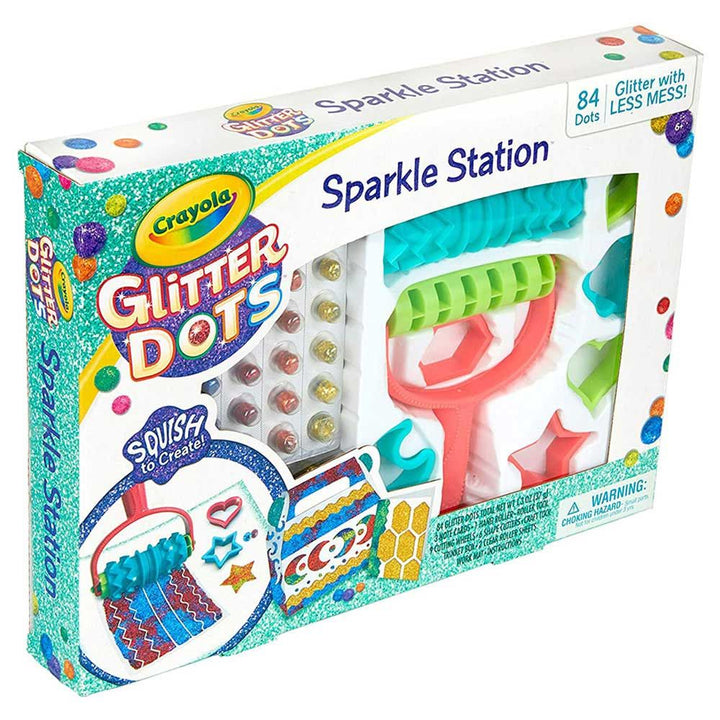 Crayola Glitter Dots Sparkle Station, Multi-Coloured