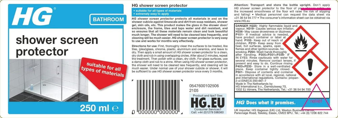 HG Shower Screen Protector 250ml