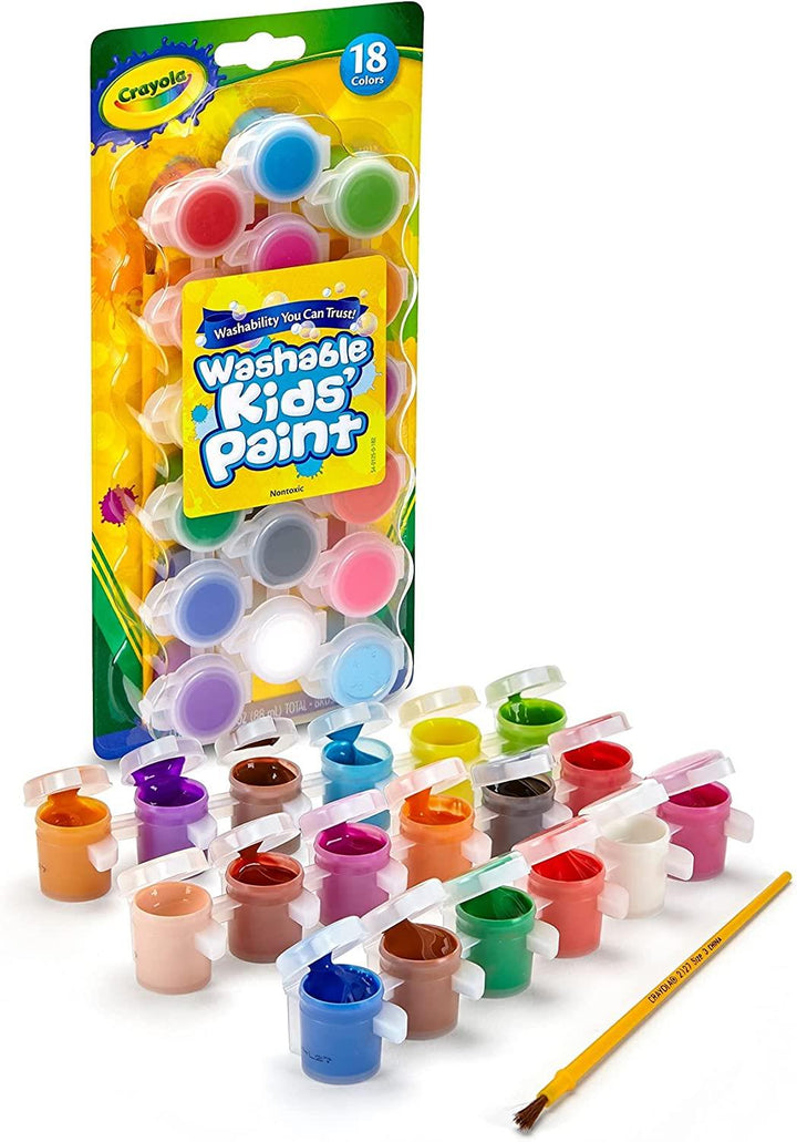 Crayola 18 Washable Kids Paint