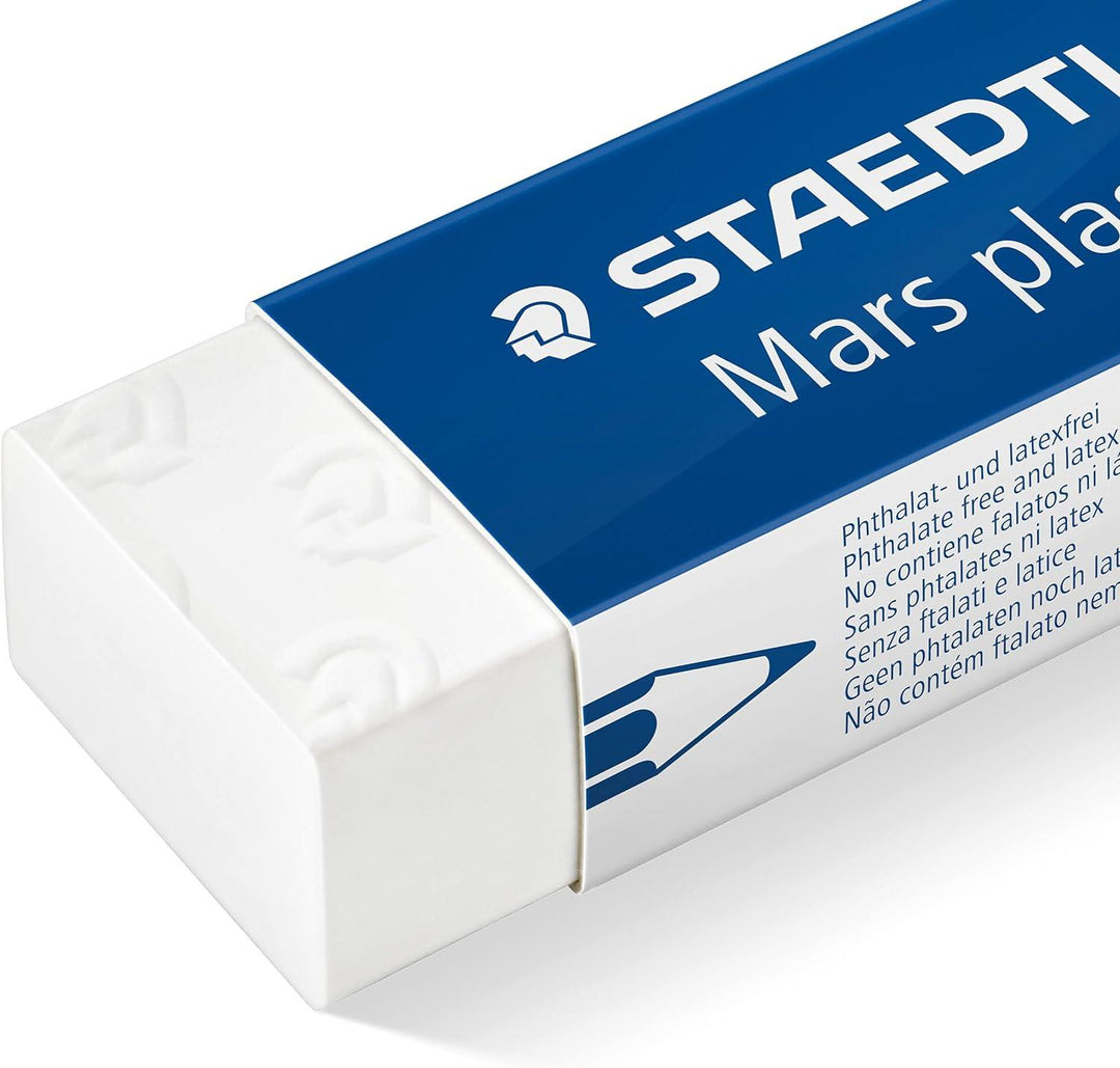 Staedtler 526 50 Mars Plastic, White Eraser 20 Pack