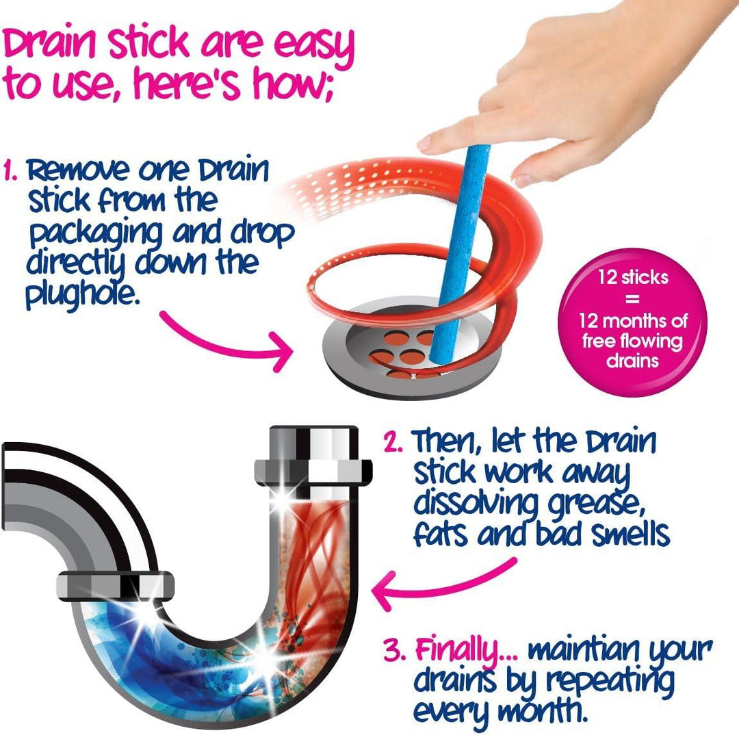 Ecozone Enzymatic Drain Sticks