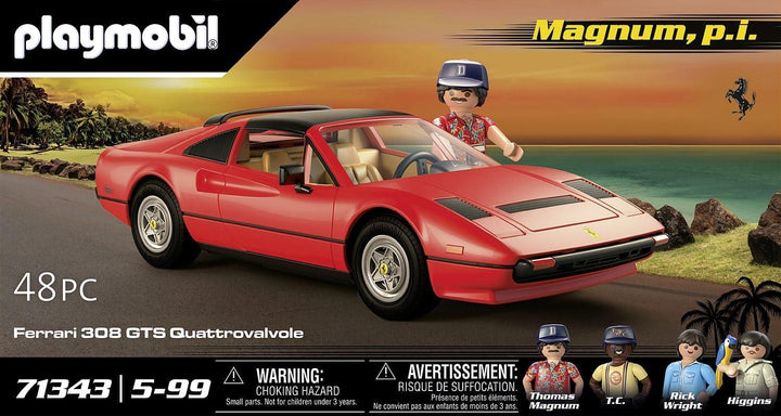 Playmobil 71343 Famous Cars Magnum,P.I. Ferrari 308 GTS Quattrovalvole