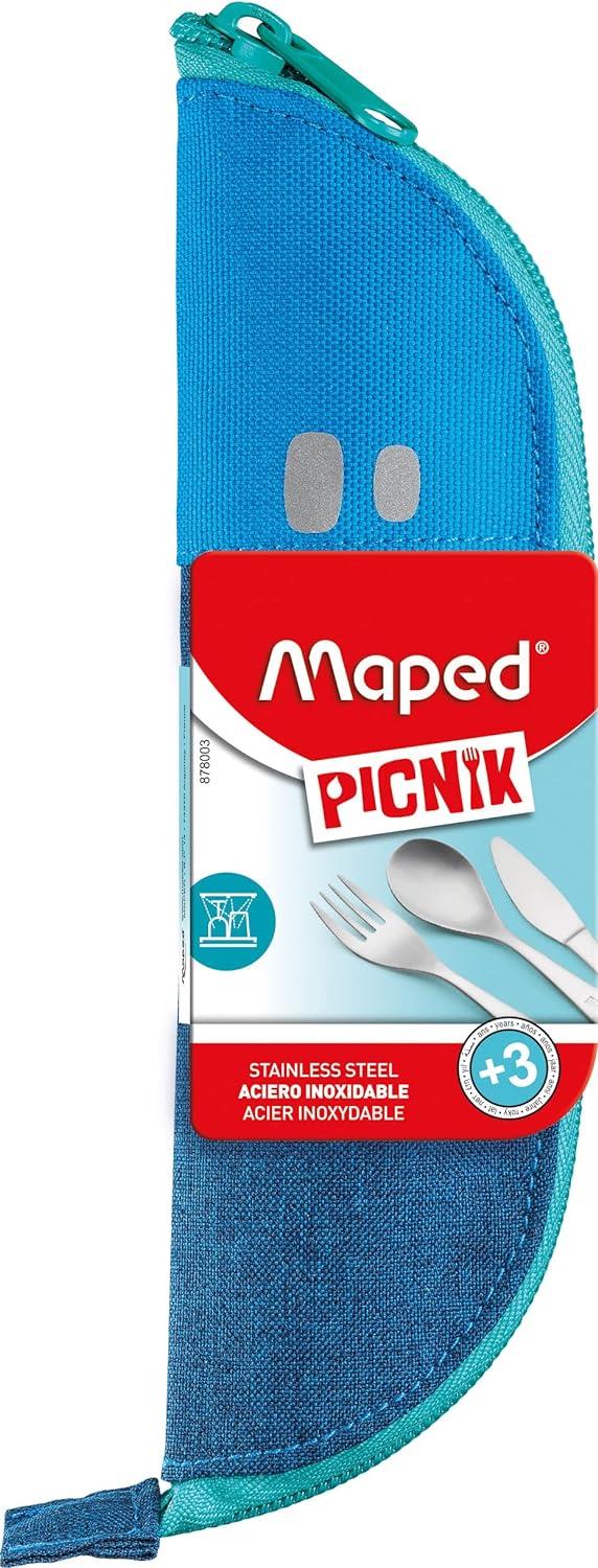 Maped PICNIK Concept Kids Travel Cutlery Set 3-Piece Blue