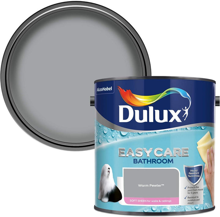 Dulux Easycare Bathroom Soft Sheen 2.5L Assorted