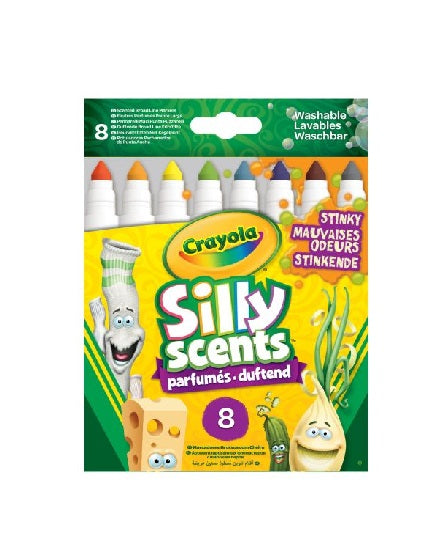 Crayola Silly Scents Broad line Stinky Markers 8 Pack