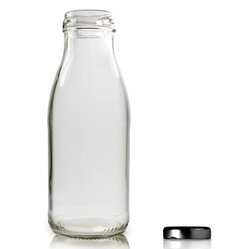 Glass Milk Bottle 250ml