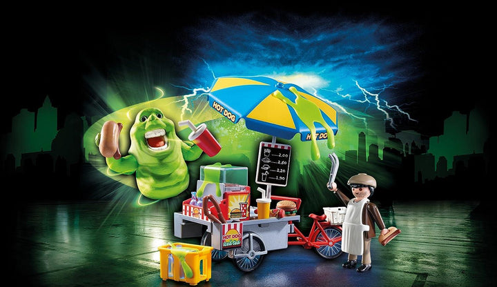 Playmobil Ghostbusters 9222 Slimer with Hot Dog Stand