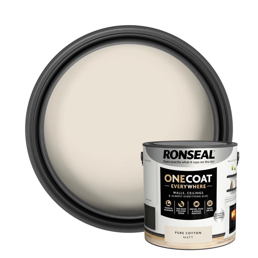 Crown 2.5L Breatheasy Matt Emulsion Paint | 061325 | DIY And Painting