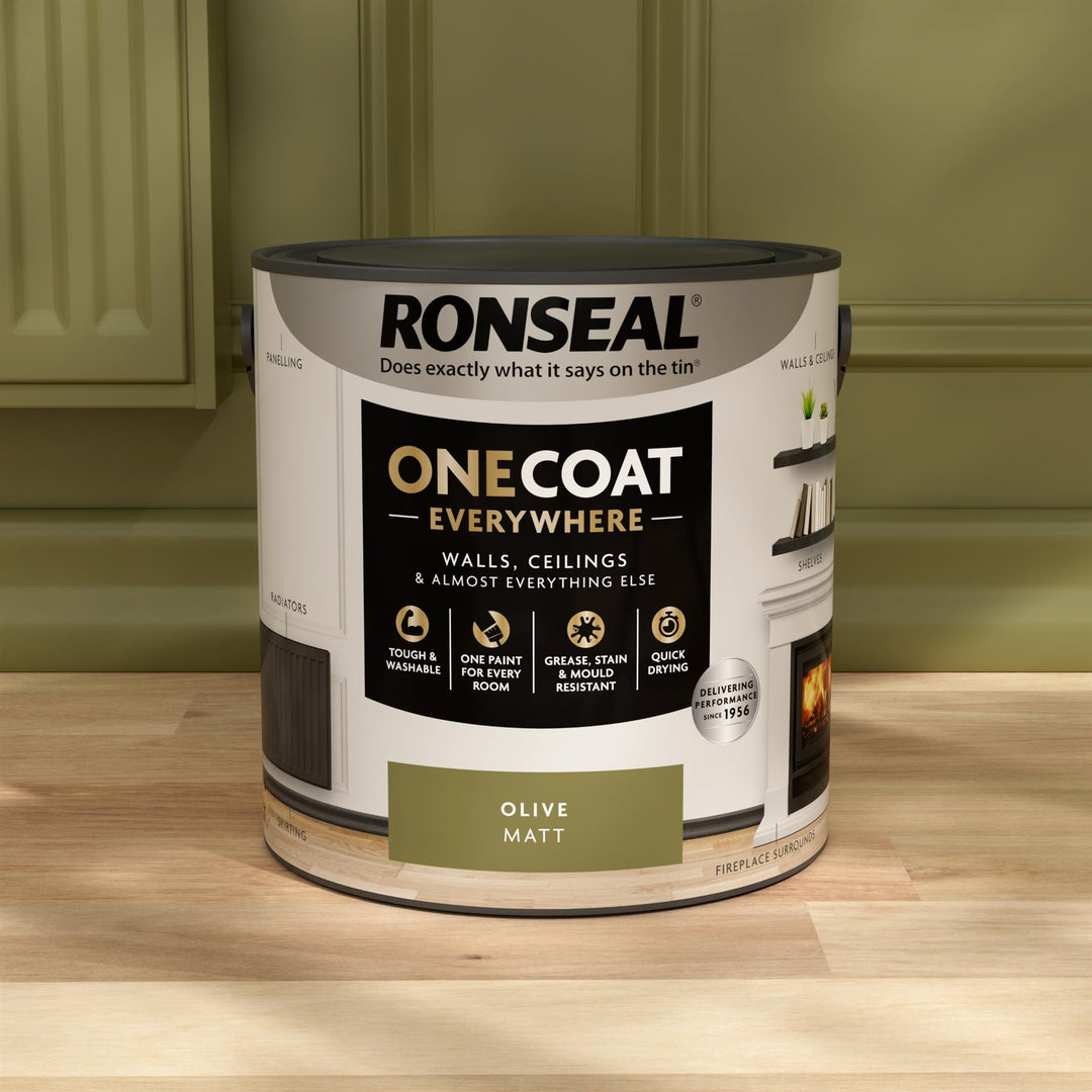 Ronseal One Coat Everywhere Matt Paint 2.5L