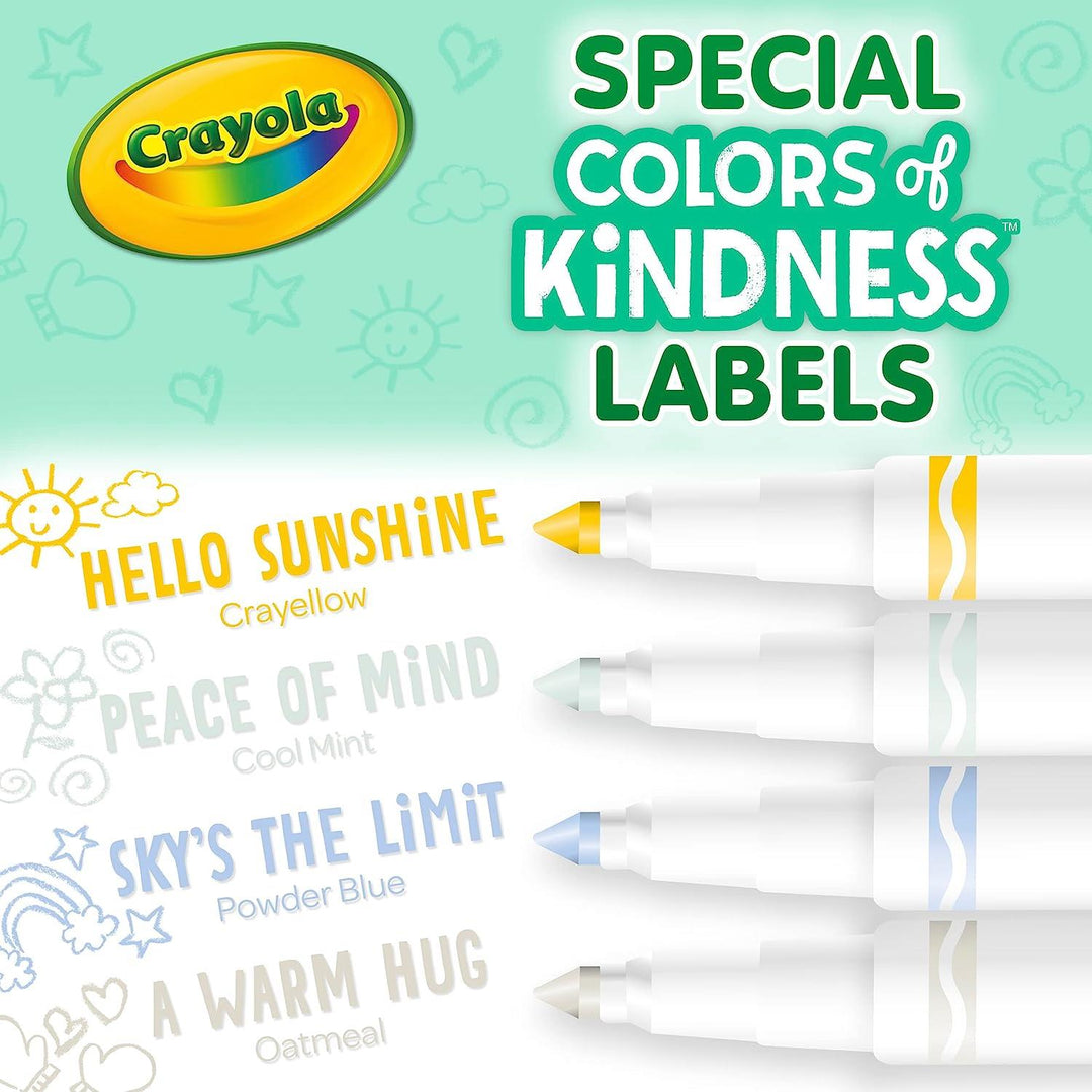 Crayola Colours of Kindness Washable Markers Assorted Colour Pack Of 10