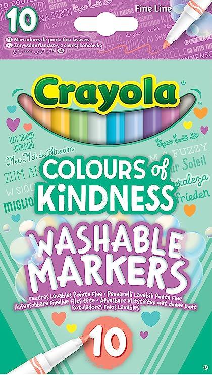 Crayola Colours of Kindness Washable Markers Assorted Colour Pack Of 10