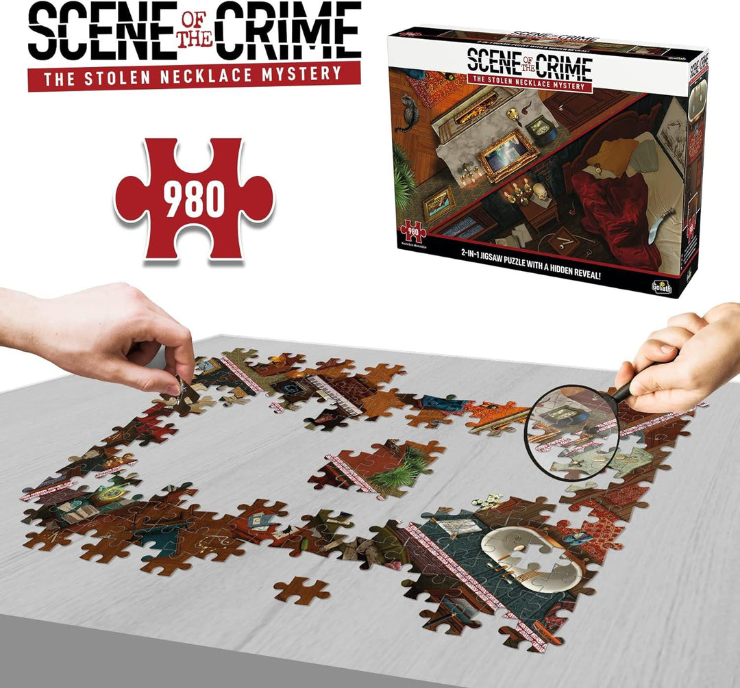 Goliath Scene of Crime Necklace-Jigsaw Puzzle