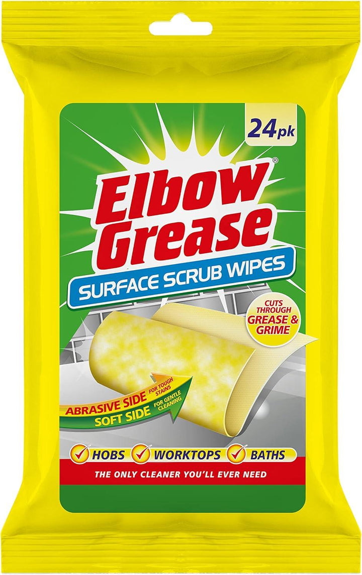 Elbow Grease Surface Scrub Wipes 24 Pack