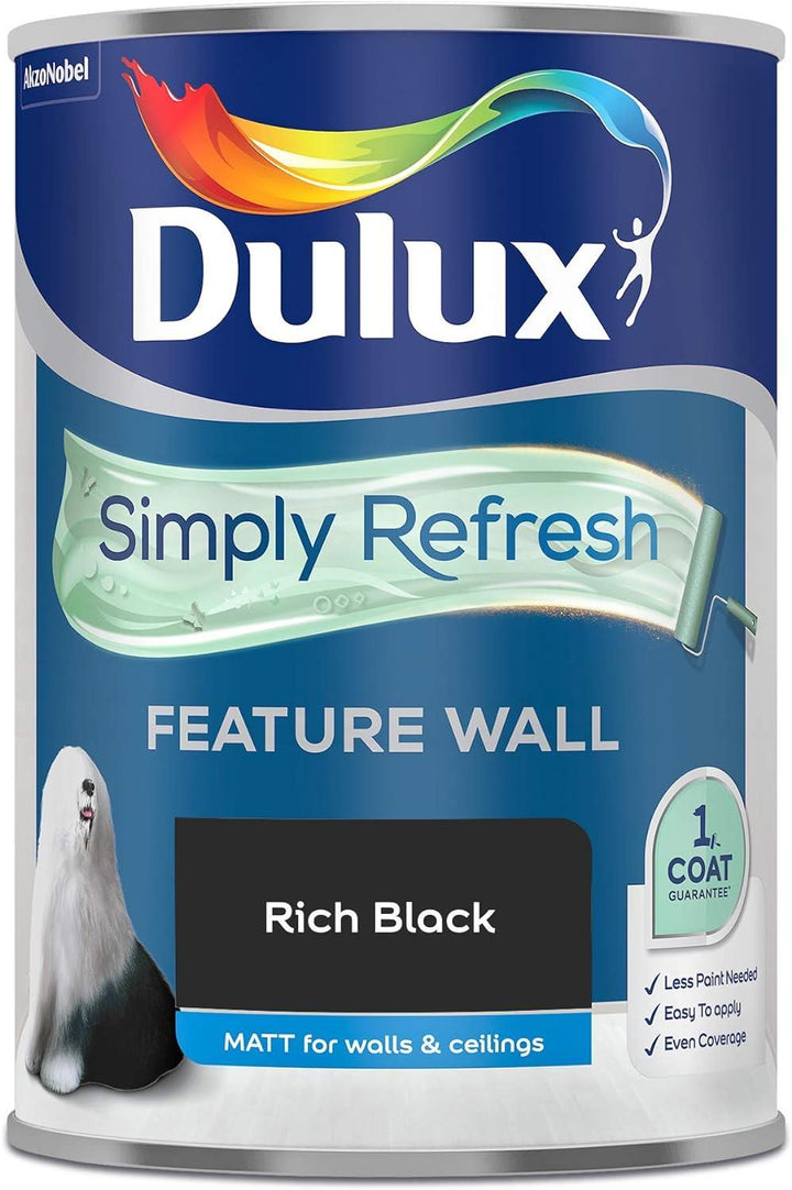 Dulux Simply Refresh Feature Wall Matt Emulsion Paint 1.25L