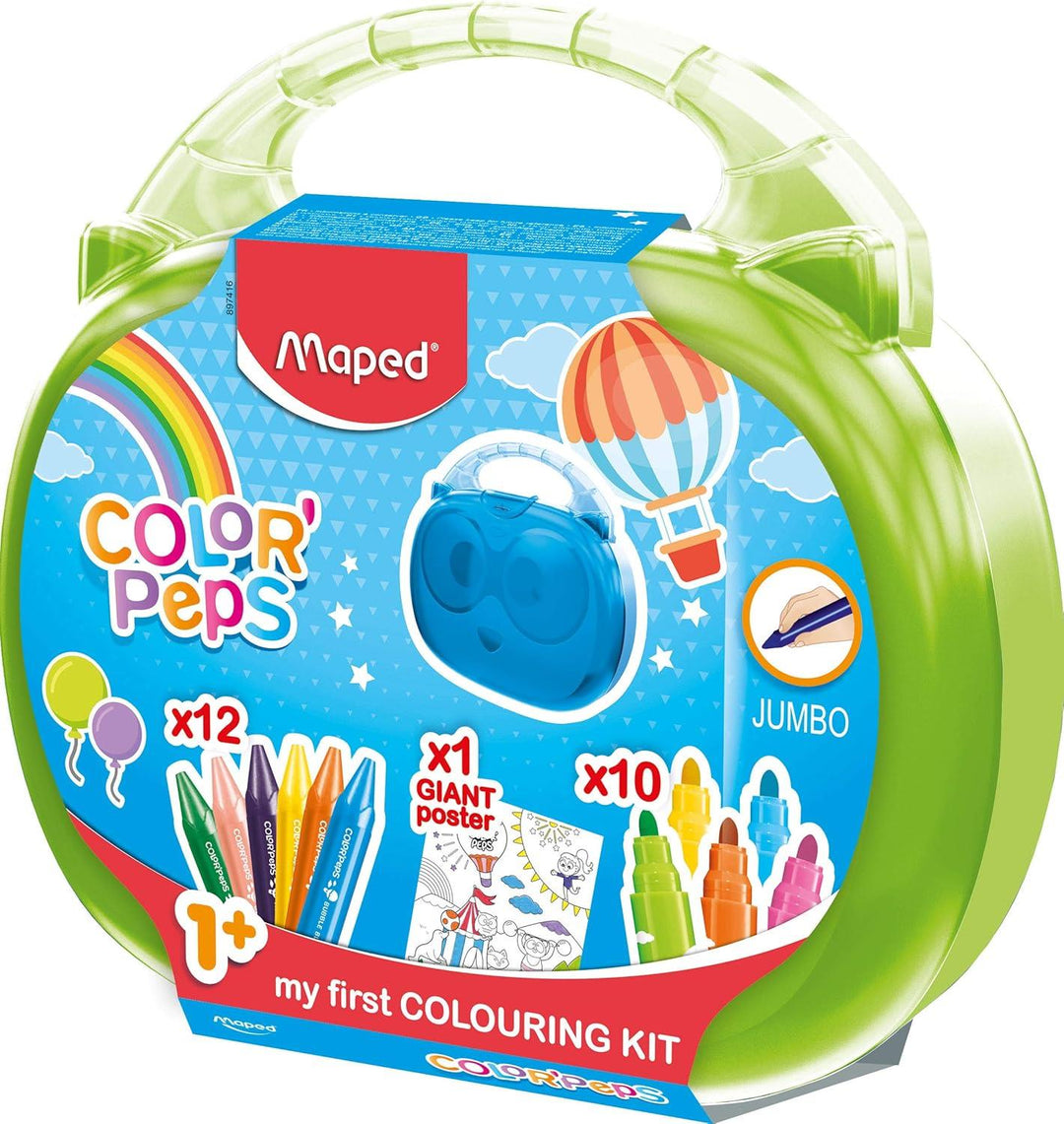 MAPED COLOR'PEPS MY FIRST COLOURING SET + STORAGE CASE