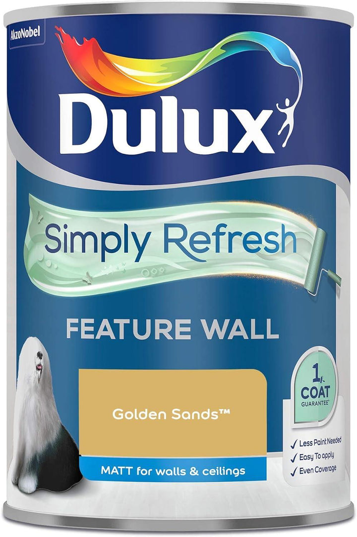 Dulux Simply Refresh Feature Wall Matt Emulsion Paint 1.25L