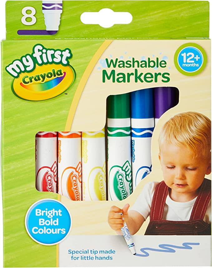 Crayola My First Washable Markers For Kids Pack Of 8