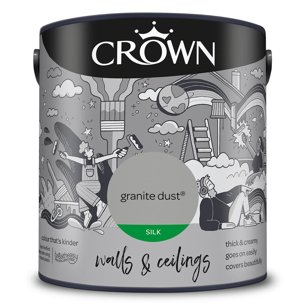 Crown Walls And Ceilings Silk 2.5L