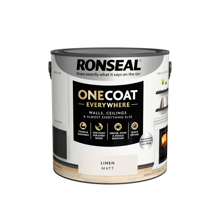 Ronseal One Coat Everywhere Matt Paint 2.5L