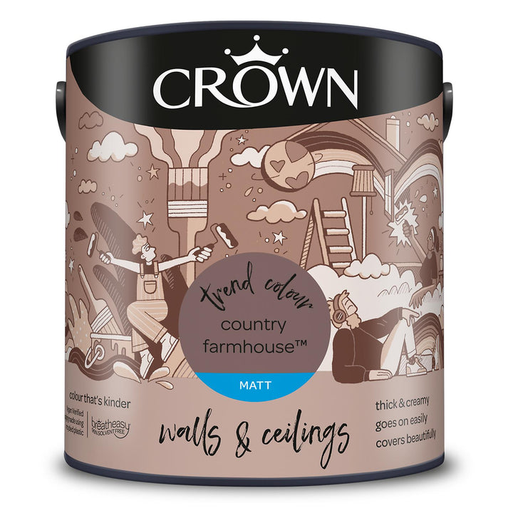 Crown Walls And Ceilings Matt 2.5L