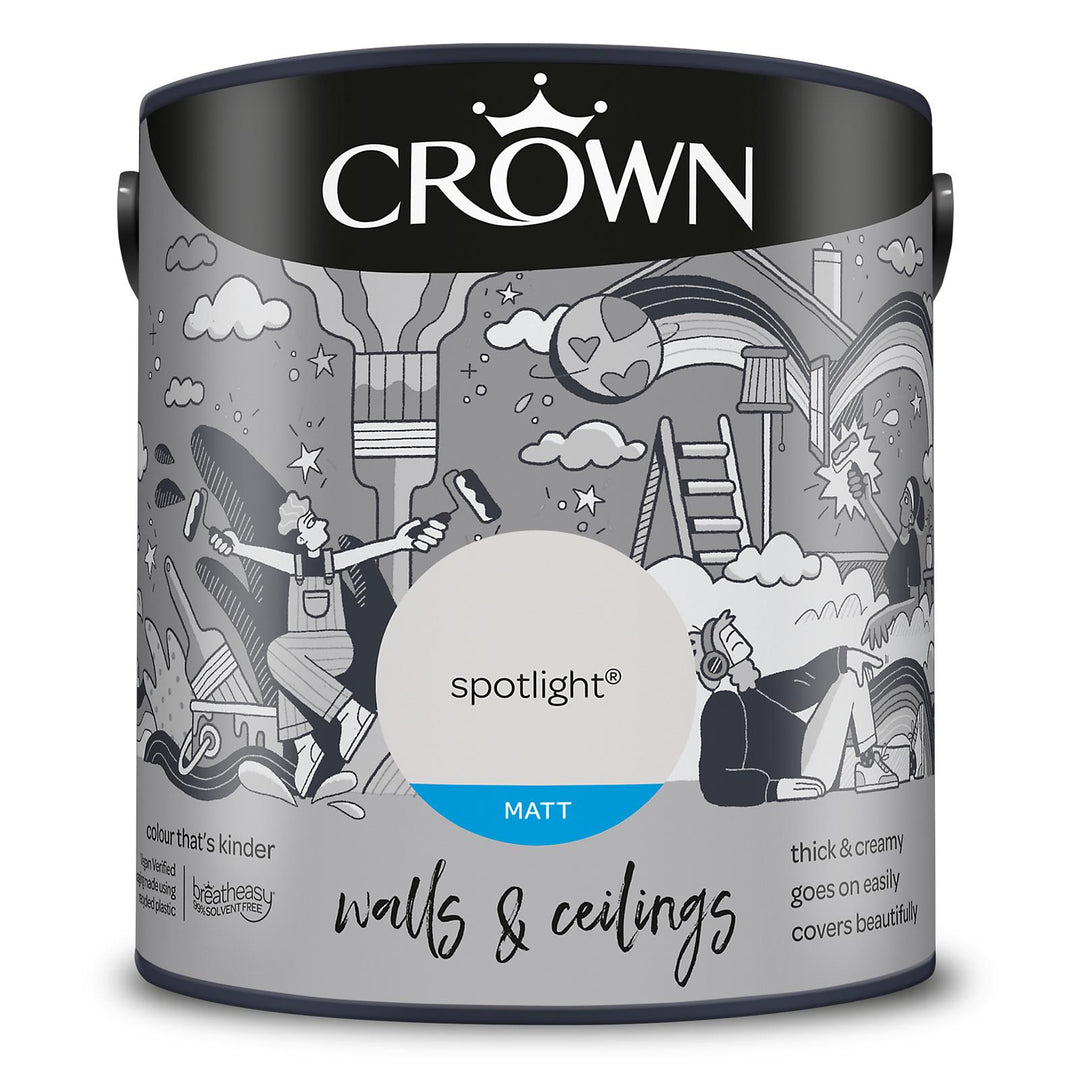 Crown Walls And Ceilings Matt 2.5L