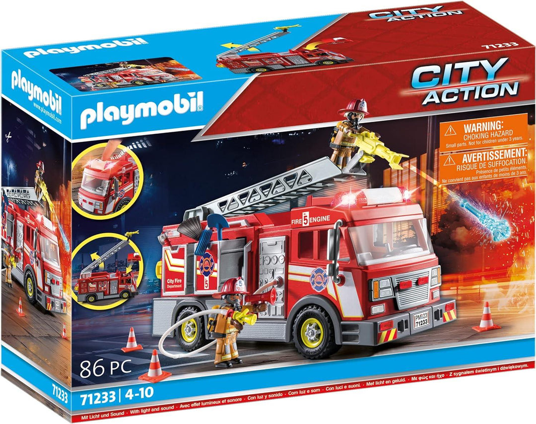 Playmobil City Action Rescue Fire Truck - 71233